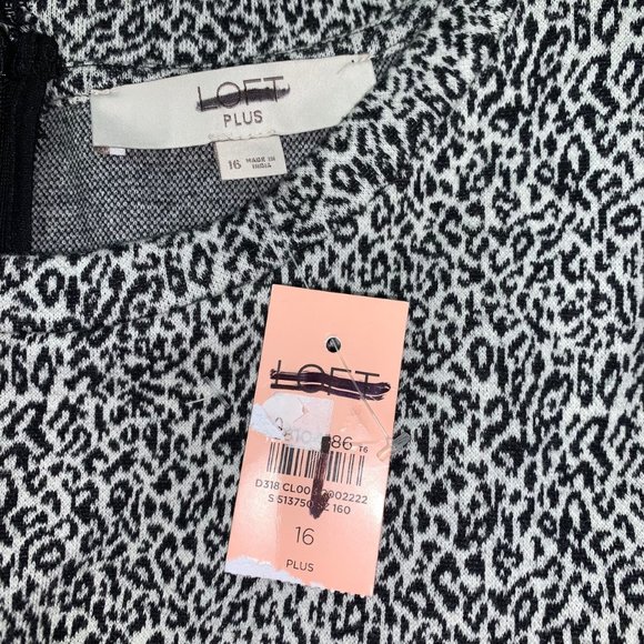 ⭐️ HP⭐️ LOFT Fuzzy Sweater Midi Dress (16) - Picture 5 of 5